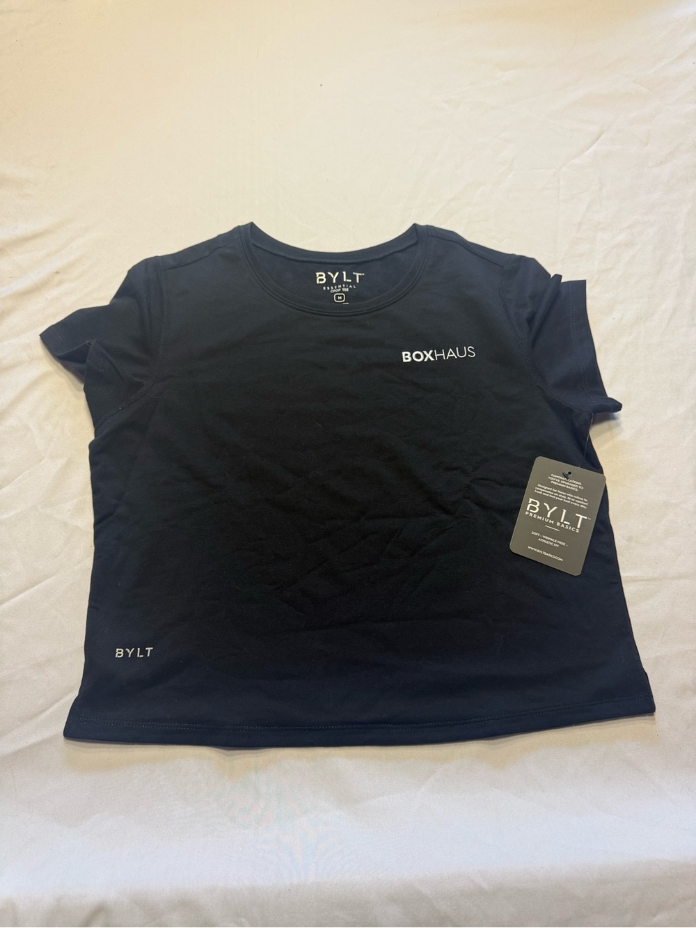 BYLT Basics Women's Black Crop Tee
